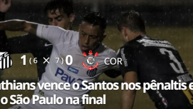 Photo of Corinthians vence o Santos nos pênaltis e pega o São Paulo na final