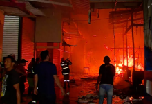 Photo of Incêndio é registrado no espaço da Brasilit na Feira da Sulanca em Caruaru