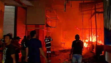 Photo of Incêndio é registrado no espaço da Brasilit na Feira da Sulanca em Caruaru