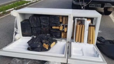 Photo of PRF flagra cerca de 250 quilos de droga dentro de geladeira transportada em carro roubado na PB