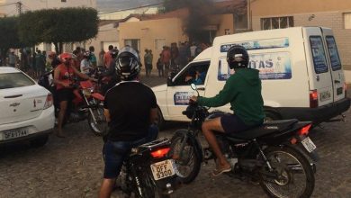 Photo of Televisão pega fogo dentro de mercadinho e causa incêndio, no centro de Boa Ventura