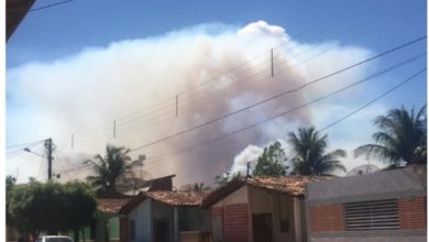 Photo of VÍDEO: Bombeiros combatem incêndio em Serra Grande e outros 3 municípios