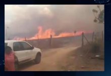 Photo of Em Piancó, incêndio leva perigo a moradores, casas e posto de combustível