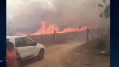 Photo of Em Piancó, incêndio leva perigo a moradores, casas e posto de combustível