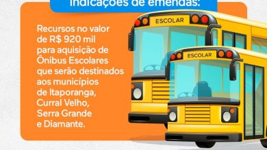 Photo of Deputado Taciano Diniz destina R$ 920 mil para aquisição de ônibus para educação das cidades de Itaporanga, Curral Velho, Serra Branca e Diamante