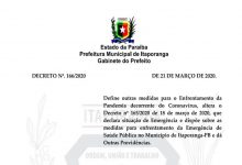 Photo of Decreto determina fechamento de agências bancárias e estabelecimentos comerciais em Itaporanga