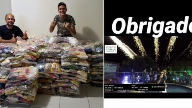 Photo of Forró Bora Bora tem ajudado muita gente com as mais de 2 toneladas de alimentos arrecadados em sua live solidária