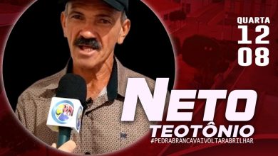 Photo of Neto Teotônio  inova e realiza 1ª LIVE como pré-candidato a prefeito de Pedra Branca hoje as 18h