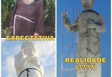 Photo of BRINCANDO COM A FÉ: Estatua que seria de homenagem a Frei Damião, provoca revolta aos moradores de cidade sertaneja