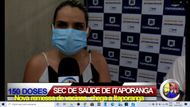 Photo of VÍDEO: Itaporanga recebe segunda remessa de vacina contra a Covid-19