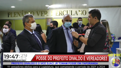 Photo of Assista; Divaldo Dantas toma posse como prefeito reeleito em Itaporanga