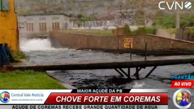 Photo of ASSISTA: Rio Piancó, tem sua primeira grande cheia do ano e o açude de Coremas recebe grande quantidade de água