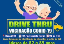 Photo of Prefeitura de Itaporanga realiza drive-thru para vacinar idosos de 82 a 89 anos