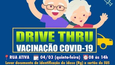 Photo of Prefeitura de Itaporanga realiza drive-thru para vacinar idosos de 82 a 89 anos