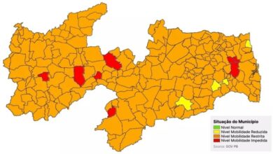 Photo of 95% dos municípios da PB estão na bandeira laranja