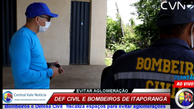 Photo of ASSISTA: Defesa Civil e Bombeiros civil de Itaporanga fiscaliza áreas de lazer e açudes  para evitar aglomeração durante a pandemia de Covid-19