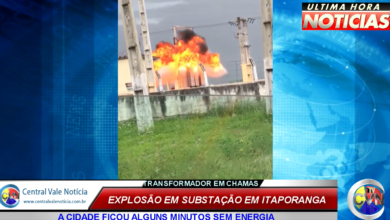 Photo of Explosão em subestação da energisa deixa cidade  inteira de Itaporanga sem energia  ; veja vídeo