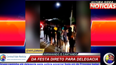 Photo of ASSISTA: Grupo caminha até delegacia após polícia encerrar festa na cidade de Princesa Isabel