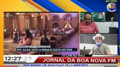 Photo of ASSISTA: Comentário de Júnior Viriato no Jornal da Boa Nova, sobre decisão do STF proibição e celebrações  religiosas