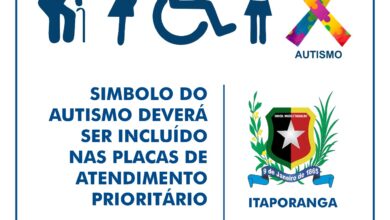 Photo of Símbolo do autismo será inserido nas placas de atendimento prioritário em Itaporanga