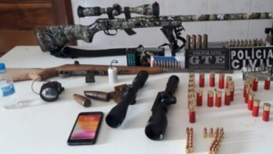 Photo of GTE apreende armas e grande quantidade de munição, no Vale do Piancó; homem foi preso