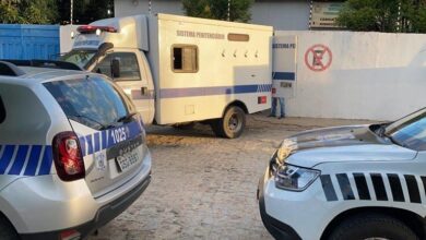 Photo of Com forte aparato de segurança, os sete presos pelas policias  são transferidos da cadeia de Itaporanga para presidios do Sertão