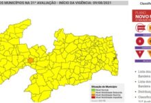 Photo of Paraíba tem 99% das cidades em amarelo, mas taxa de transmissão da covid-19 continua alta