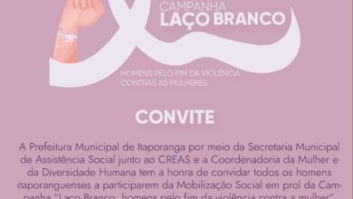 Photo of Divulgada programação de mobilização em favor da campanha ‘Laço Branco’ em Itaporanga