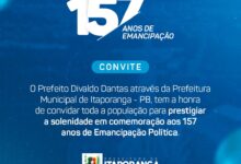 Photo of Dia 9 de Janeiro: Itaporanga comemora 157 anos de emancipação politica  e prefeitura entrega obras para a cidade