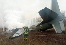 Photo of Avião militar ucraniano cai perto de Kiev com 14 pessoas a bordo
