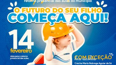 Photo of Prefeitura anuncia volta às aulas presenciais no dia 14 de fevereiro em Itaporanga