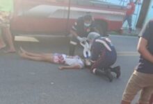 Photo of Acidente entre moto e carro no centro de Piancó deixa um casal ferido