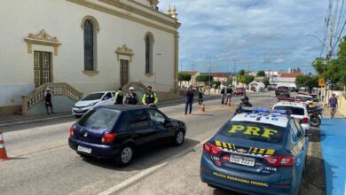 Photo of SITTRANS em parceria com a Policia Rodoviária Federal e BPTRAN realizou a campanha Maio  Amarelo em Itaporanga