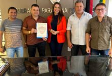 Photo of Nova Diretoria do Cruzeiro de Itaporanga faz visita de cortesia à Federação Paraibana de Futebol