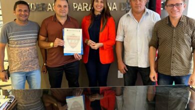 Photo of Nova Diretoria do Cruzeiro de Itaporanga faz visita de cortesia à Federação Paraibana de Futebol