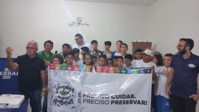 Photo of ASSISTA: Prefeitura municipal de Itaporanga,  promove palestra sobre Educação Ambiental e Plantio de mudas  para alunos das escolas municipais, estaduais e particulares da região