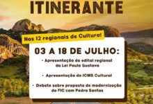 Photo of SECULT ITINERANTE chega a Itaporanga na próxima terça feira dia 04 de julho