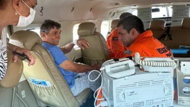 Photo of Paciente de 77 anos que sofreu infarto em Itaporanga é transferido por avião para o hospital metropolitano em João Pessoa