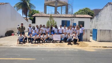 Photo of Alunos  de escola pública de Nova Olinda aprendem sobre a importância do uso consciente de água.