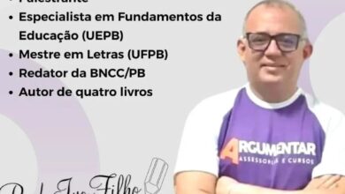 Photo of No Vale do Piancó: Renomado professor de Português abre turma presencial para concursos