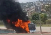 Photo of Ônibus que levava atletas sub-14 do Vasco pega fogo