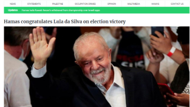 Photo of Grupo terrorista Hamas, responsável pelos ataques a Israel, é o mesmo que foi o primeiro a parabenizar Lula pela vitória nas eleições de 2022