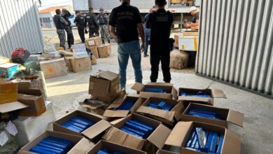 Photo of Polícia Federal apreende mais de 300 kg de maconha, 3 kg de cocaína e carga de eletrônicos em caminhão em Conceição