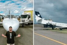 Photo of Avião do cantor sertanejo Murilo Huff cai em vala no aeroporto de Goiânia