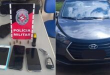 Photo of Polícia Militar conduz suspeitos, apreende arma e carro no Vale do Piancó