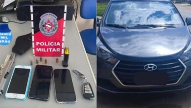 Photo of Polícia Militar conduz suspeitos, apreende arma e carro no Vale do Piancó