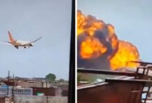Photo of VÍDEO: avião cai com mais de 200 pessoas a bordo