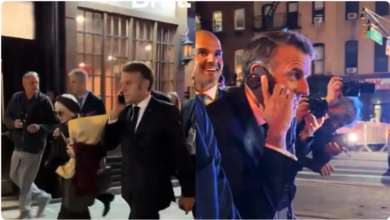 Photo of Macron é barrado em Nova York para passagem de comitiva de Trump