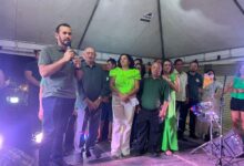 Photo of Família e amigos comemoram os 90 anos de idade do ex-prefeito de Serra Grande seu Vidal