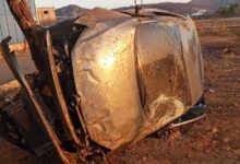 Photo of Carro capota em rodovia que liga Itaporanga a Boa Ventura